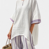 Anamaria – bluză confortabilă și pantaloni cu dungi