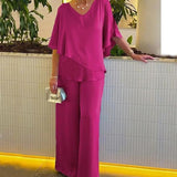 Felicia | Set Elegant cu Pantaloni Largi