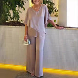 Felicia | Set Elegant cu Pantaloni Largi