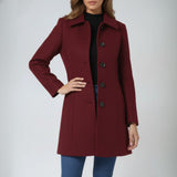 Sylvia - Palton de iarnă cu nasturi