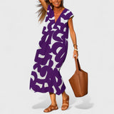 Loredana | Rochie fluidă cu decolteu în V